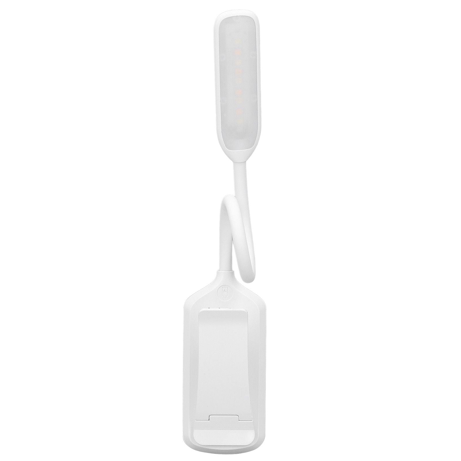 LED Desk Lamp Clip Design Three Level Adjustment Mini Foldable White USB Touch Table Light V1294-YM0523-3119220003511
