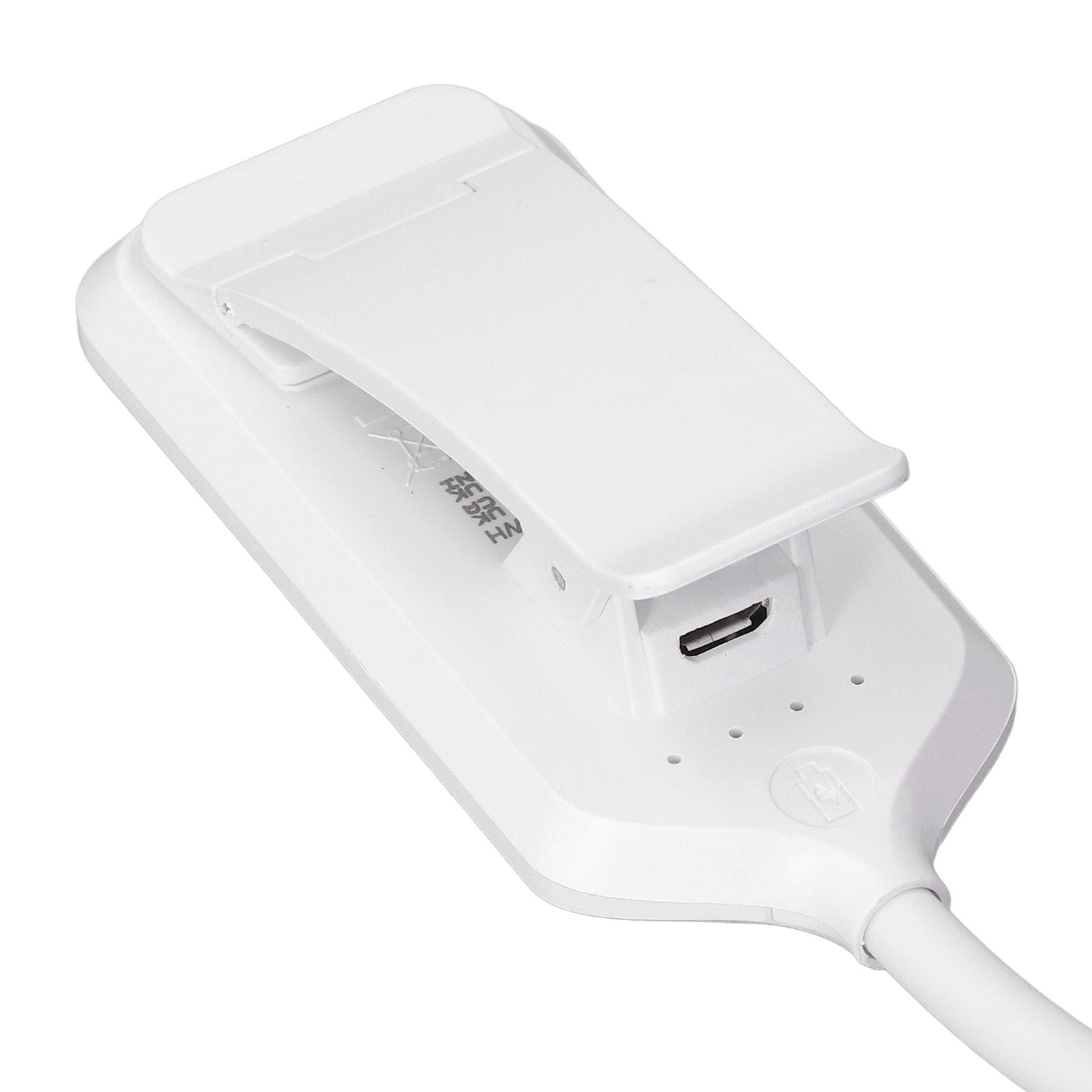 LED Desk Lamp Clip Design Three Level Adjustment Mini Foldable White USB Touch Table Light V1294-YM0523-3119220003511