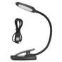 Clip On Light Reading Light 6 LED USB Charging Desk Lamp with 360 degrees Flexible Gooseneck Clamp for Desk V1294-YM0523-3119220003611