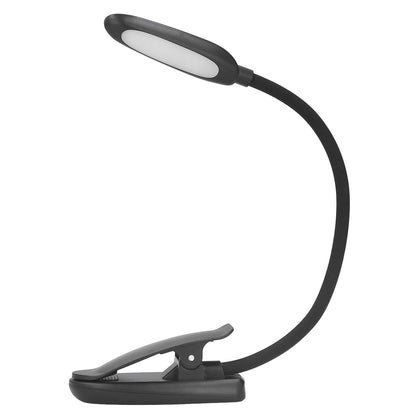 Clip On Light Reading Light 6 LED USB Charging Desk Lamp with 360 degrees Flexible Gooseneck Clamp for Desk V1294-YM0523-3119220003611