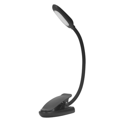 Clip On Light Reading Light 6 LED USB Charging Desk Lamp with 360 degrees Flexible Gooseneck Clamp for Desk V1294-YM0523-3119220003611