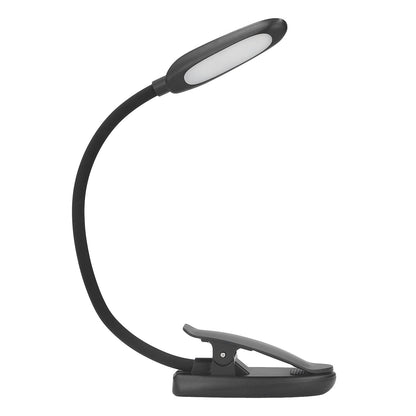 Clip On Light Reading Light 6 LED USB Charging Desk Lamp with 360 degrees Flexible Gooseneck Clamp for Desk V1294-YM0523-3119220003611