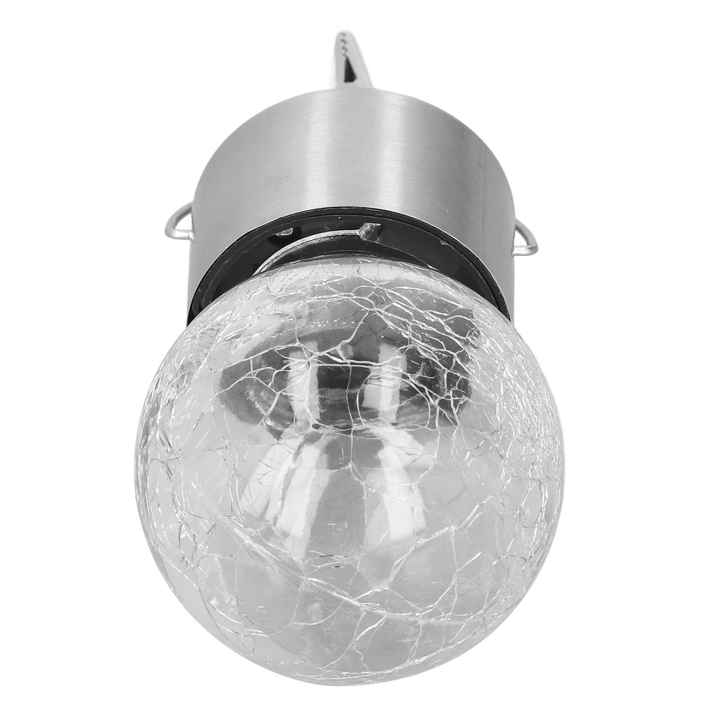 Hanging Solar Lights Glass Ball Shape Crack Pattern Energy Saving Solar Charging Automatic Sensing Bulbs for V1294-YM0523-3119220003711