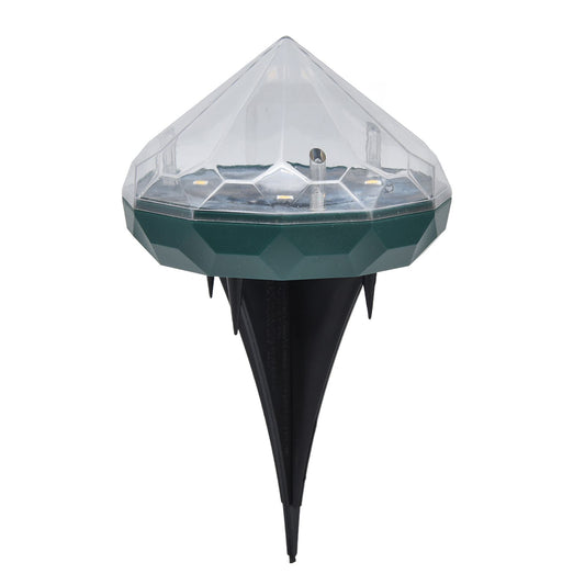 Solar Lawn Light Unique Diamond Design Waterproof LED Ground Insert Lamp for Courtyards Gardens Parks V1294-YM0523-3119220004111