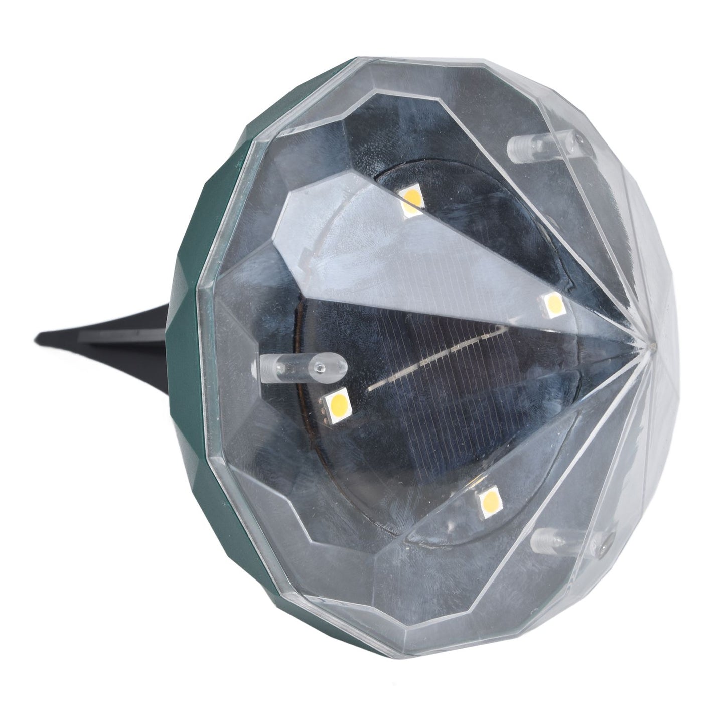 Solar Lawn Light Unique Diamond Design Waterproof LED Ground Insert Lamp for Courtyards Gardens Parks V1294-YM0523-3119220004111