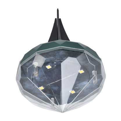 Solar Lawn Light Unique Diamond Design Waterproof LED Ground Insert Lamp for Courtyards Gardens Parks V1294-YM0523-3119220004111