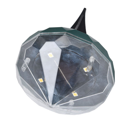 Solar Lawn Light Unique Diamond Design Waterproof LED Ground Insert Lamp for Courtyards Gardens Parks V1294-YM0523-3119220004111