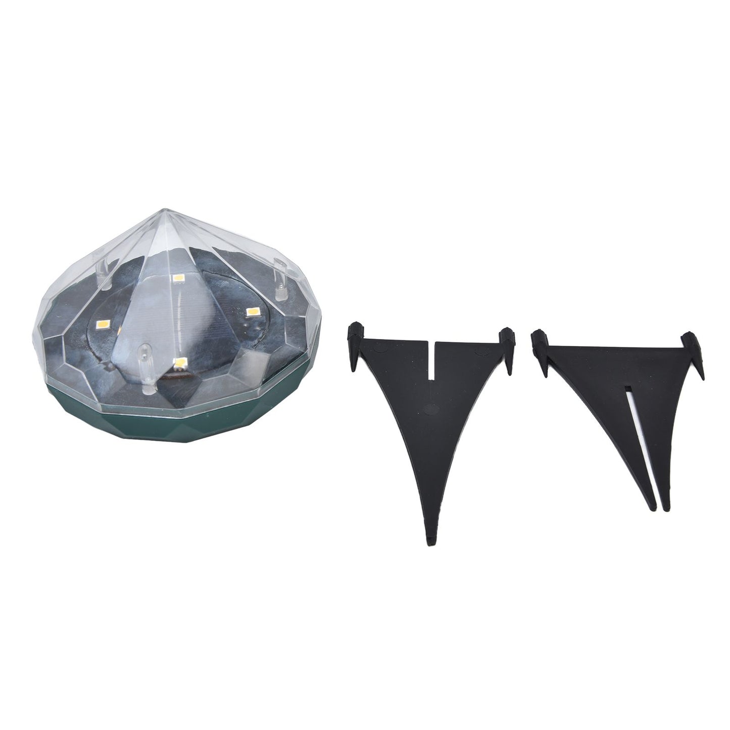 Solar Lawn Light Unique Diamond Design Waterproof LED Ground Insert Lamp for Courtyards Gardens Parks V1294-YM0523-3119220004111