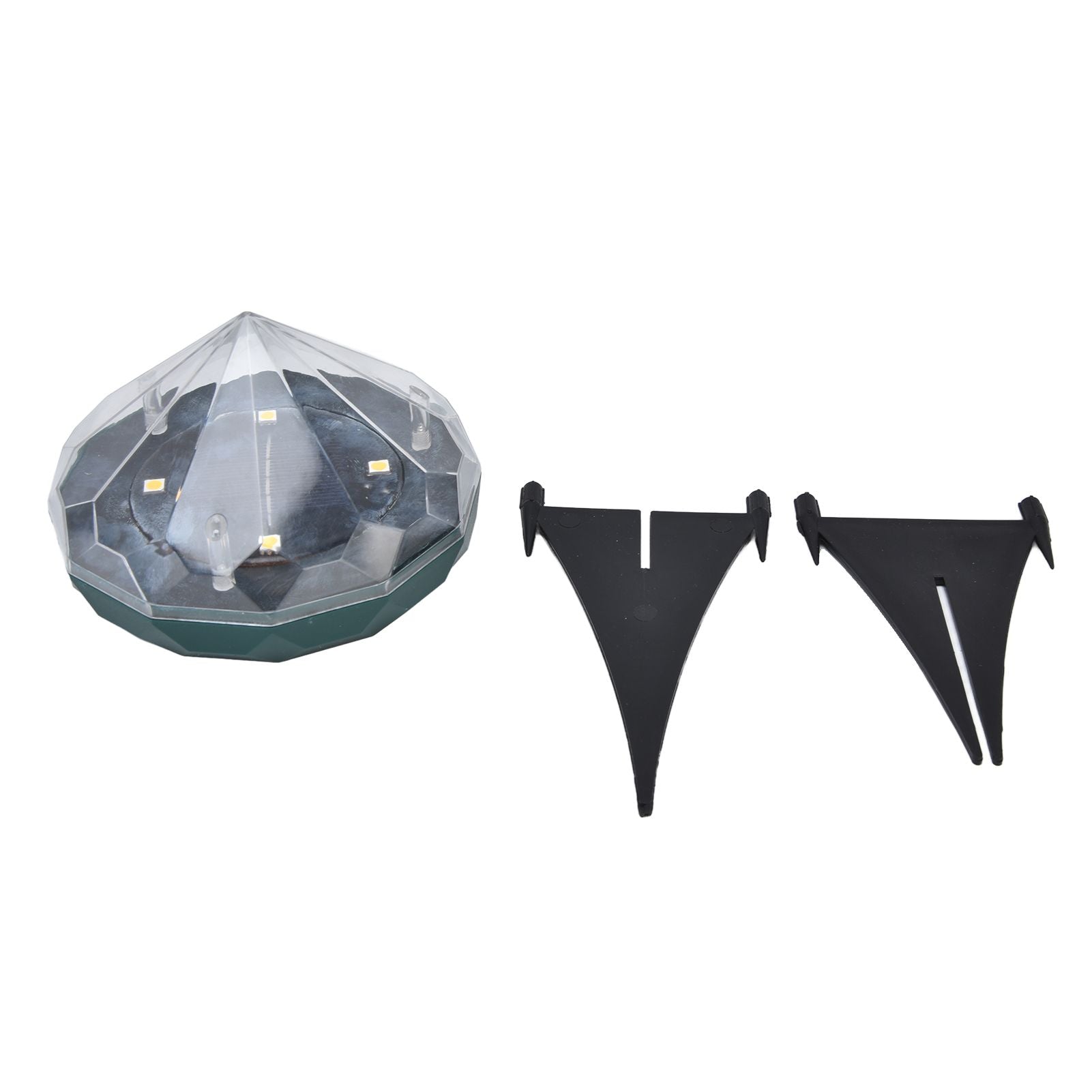 Solar Lawn Light Unique Diamond Design Waterproof LED Ground Insert Lamp for Courtyards Gardens Parks V1294-YM0523-3119220004111
