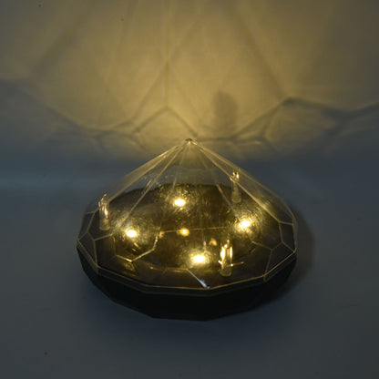 Solar Lawn Light Unique Diamond Design Waterproof LED Ground Insert Lamp for Courtyards Gardens Parks V1294-YM0523-3119220004111