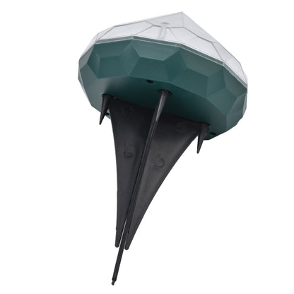 Solar Lawn Light Unique Diamond Design Waterproof LED Ground Insert Lamp for Courtyards Gardens Parks V1294-YM0523-3119220004111