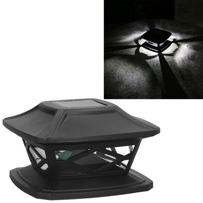 2set Solar Post Lights LED Lamp Beads 2 Color Lighting Rechargeable IP44 Waterproof PC Shell Fence Lights for V1294-YM0523-3119220004211