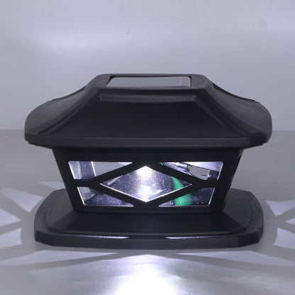 2set Solar Post Lights LED Lamp Beads 2 Color Lighting Rechargeable IP44 Waterproof PC Shell Fence Lights for V1294-YM0523-3119220004211