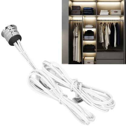 Light Sensor Switches Aluminum Alloy LED Hand Sweep Switch Wardrobe Hanging Cabinet Infrared Hand Sweep V1294-YM0523-3119220004711