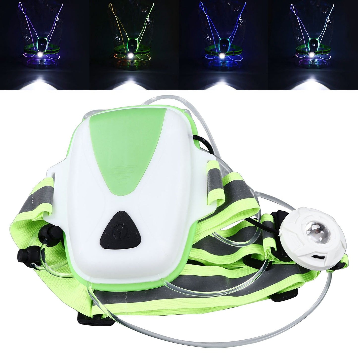 Reflective Running Vest LED USB Charging RGB 6 Colors Adjustable Lightweight Strong Light Waterproof Running V1294-YM0523-3119220005111