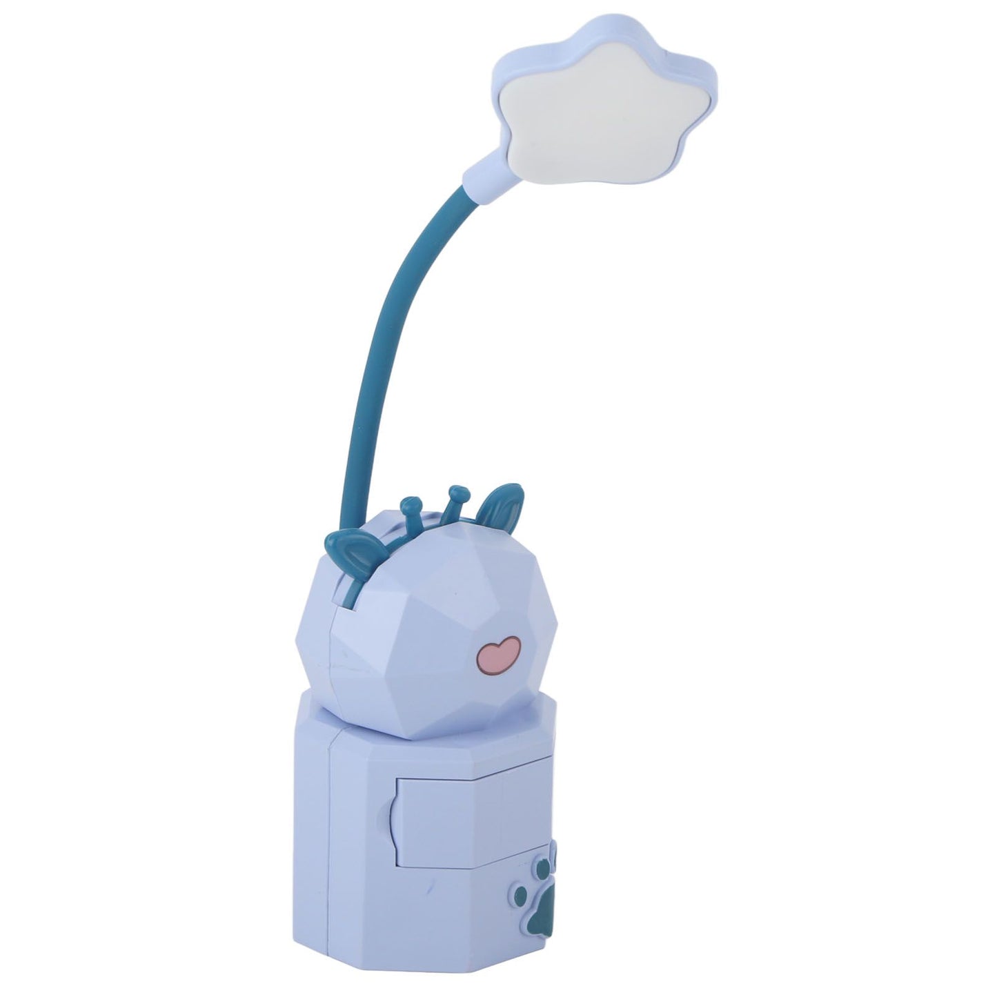 Kids Reading Light Cute Design USB Charging Warm Light 360 Degrees Gooseneck Adjustment Safe Material Kids V1294-YM0523-3119220006812