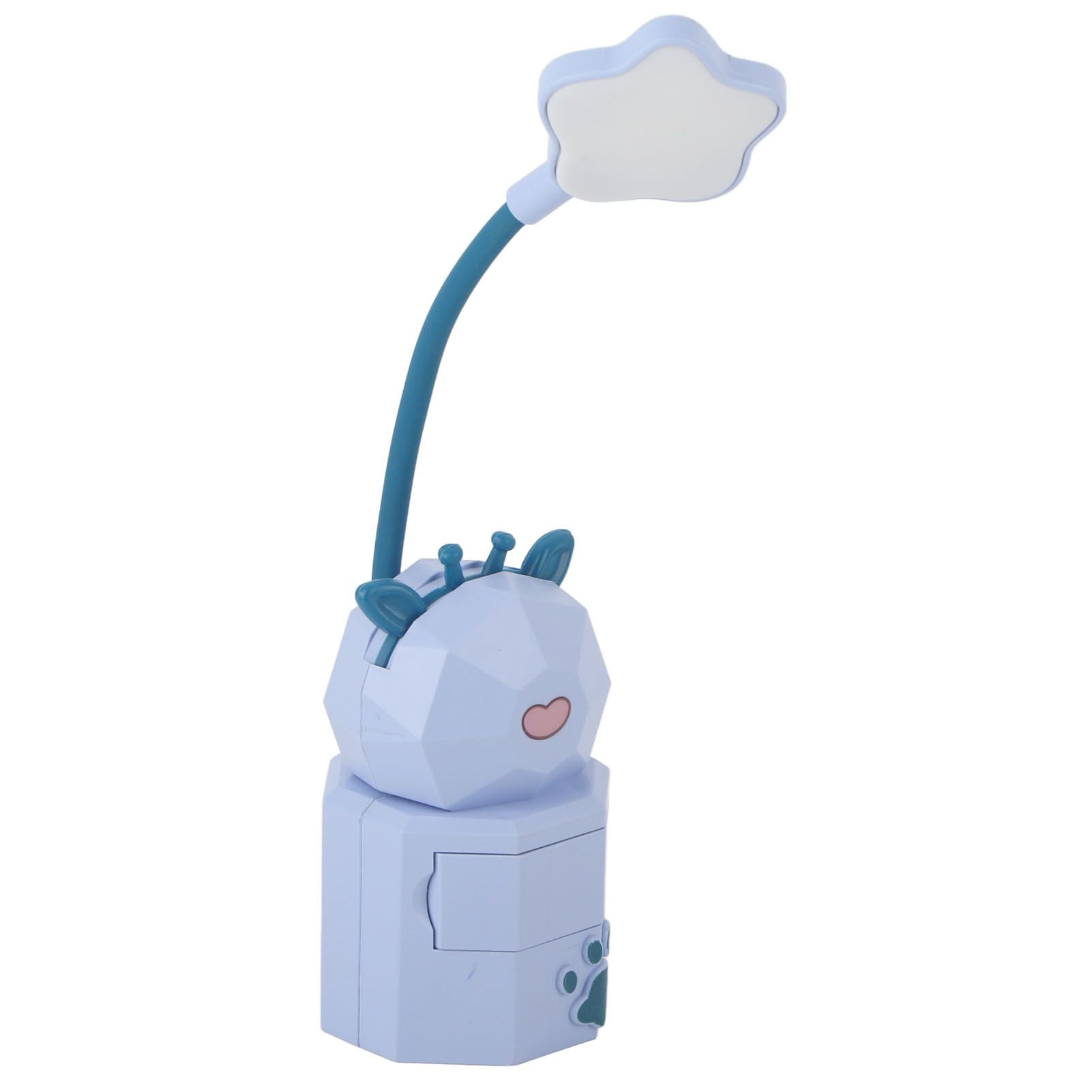 Kids Reading Light Cute Design USB Charging Warm Light 360 Degrees Gooseneck Adjustment Safe Material Kids V1294-YM0523-3119220006812