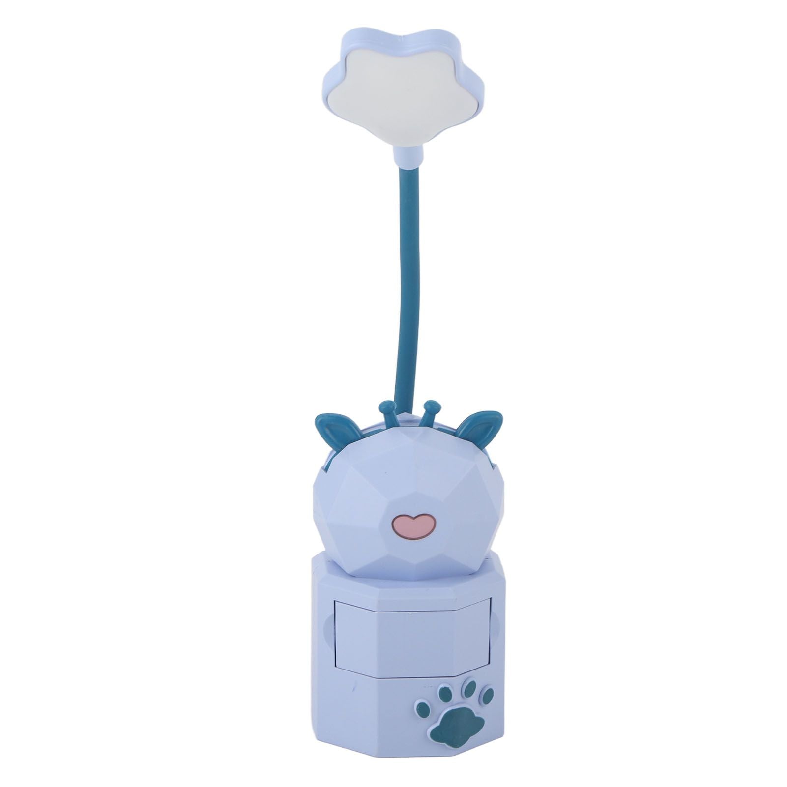 Kids Reading Light Cute Design USB Charging Warm Light 360 Degrees Gooseneck Adjustment Safe Material Kids V1294-YM0523-3119220006812