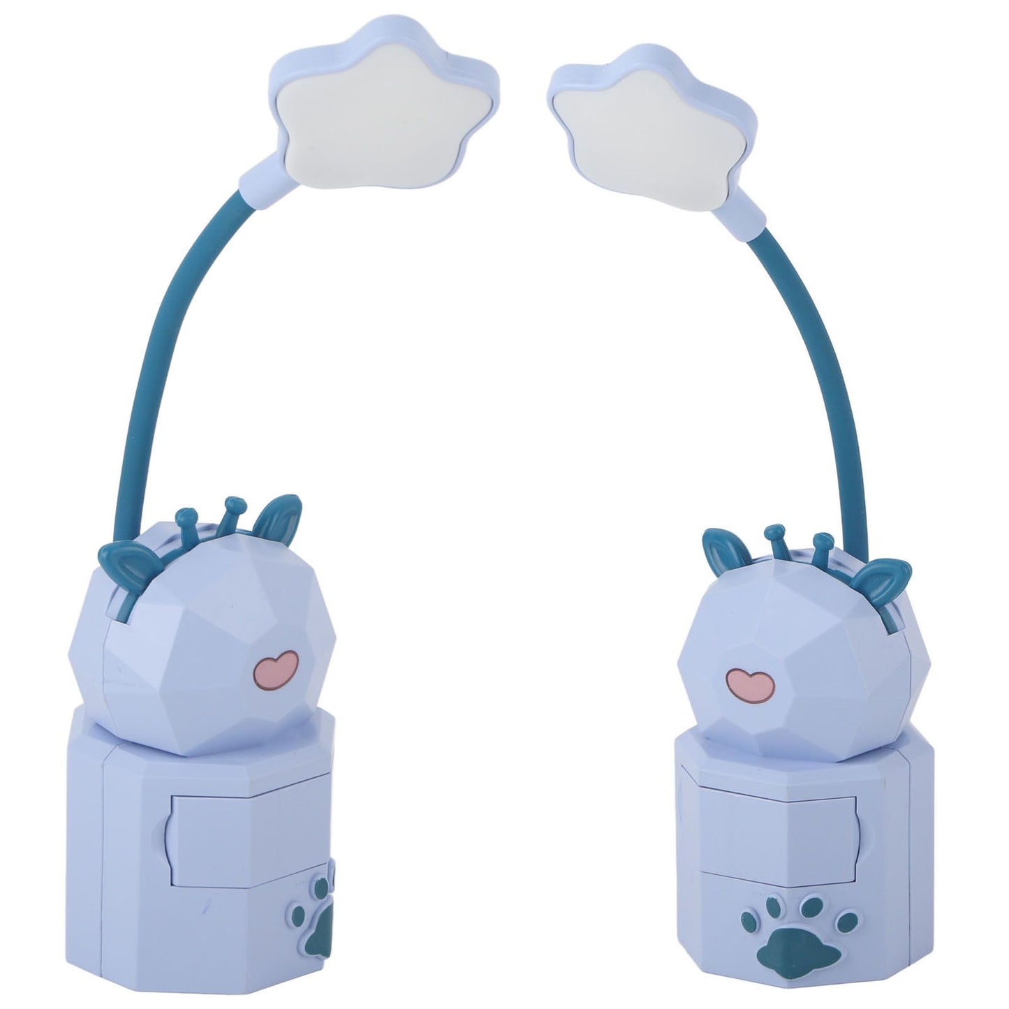 Kids Reading Light Cute Design USB Charging Warm Light 360 Degrees Gooseneck Adjustment Safe Material Kids V1294-YM0523-3119220006812