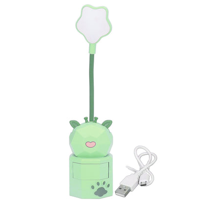 Kids Reading Light Cute Design USB Charging Warm Light 360 Degrees Gooseneck Adjustment Safe Material Kids V1294-YM0523-3119220006813