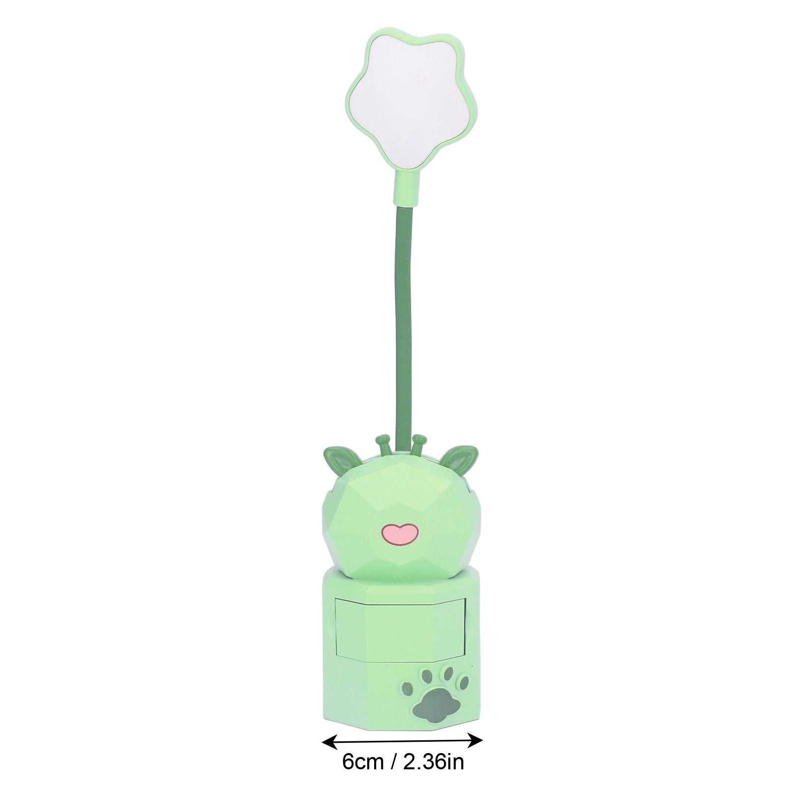 Kids Reading Light Cute Design USB Charging Warm Light 360 Degrees Gooseneck Adjustment Safe Material Kids V1294-YM0523-3119220006813