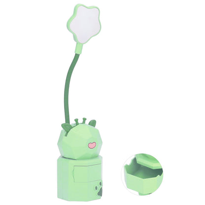 Kids Reading Light Cute Design USB Charging Warm Light 360 Degrees Gooseneck Adjustment Safe Material Kids V1294-YM0523-3119220006813