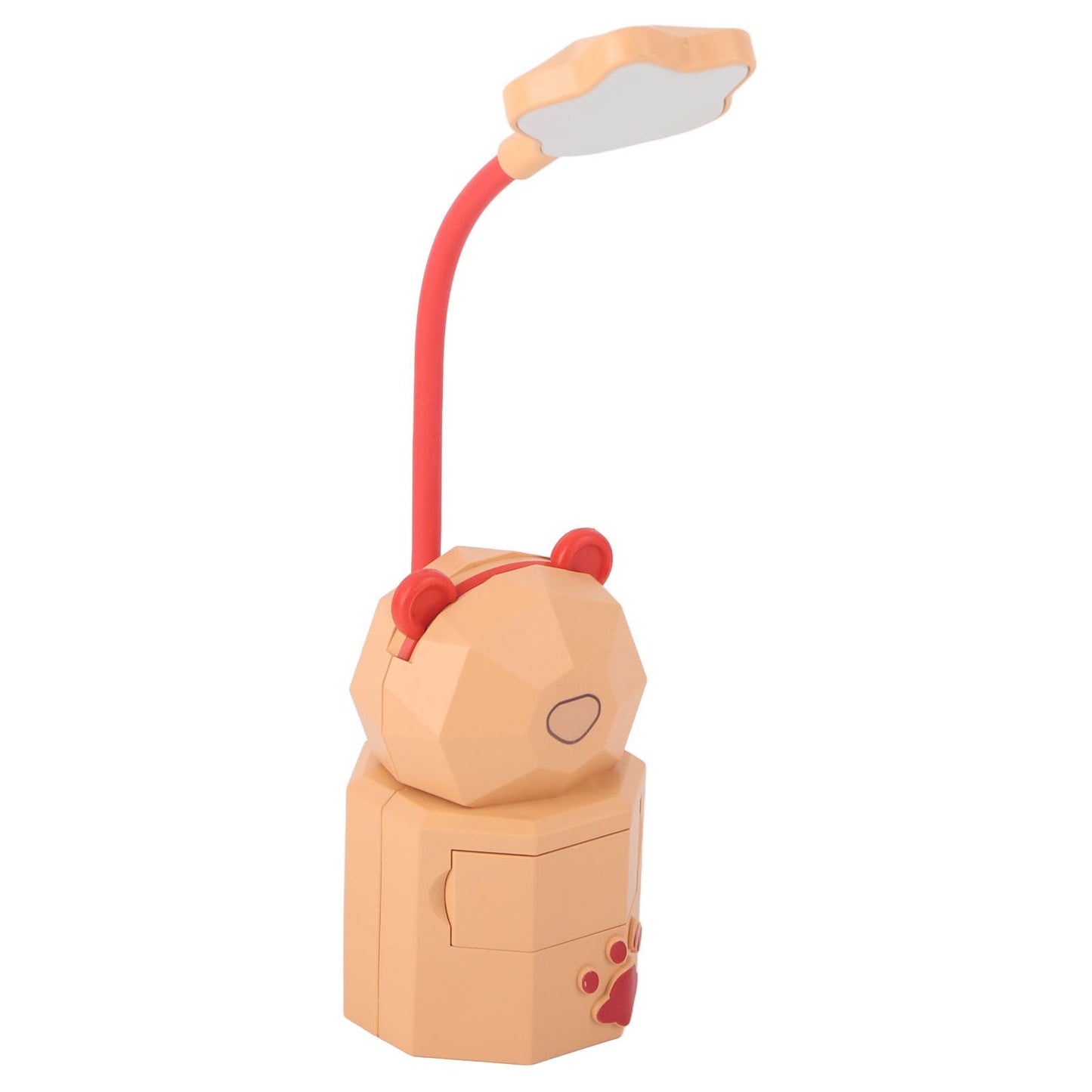 LED Cartoon Desk Lamp Eye Protection Reading Night Light USB Charging Table Lamp for Bedroom DormitoryYellow V1294-YM0523-3119220007011