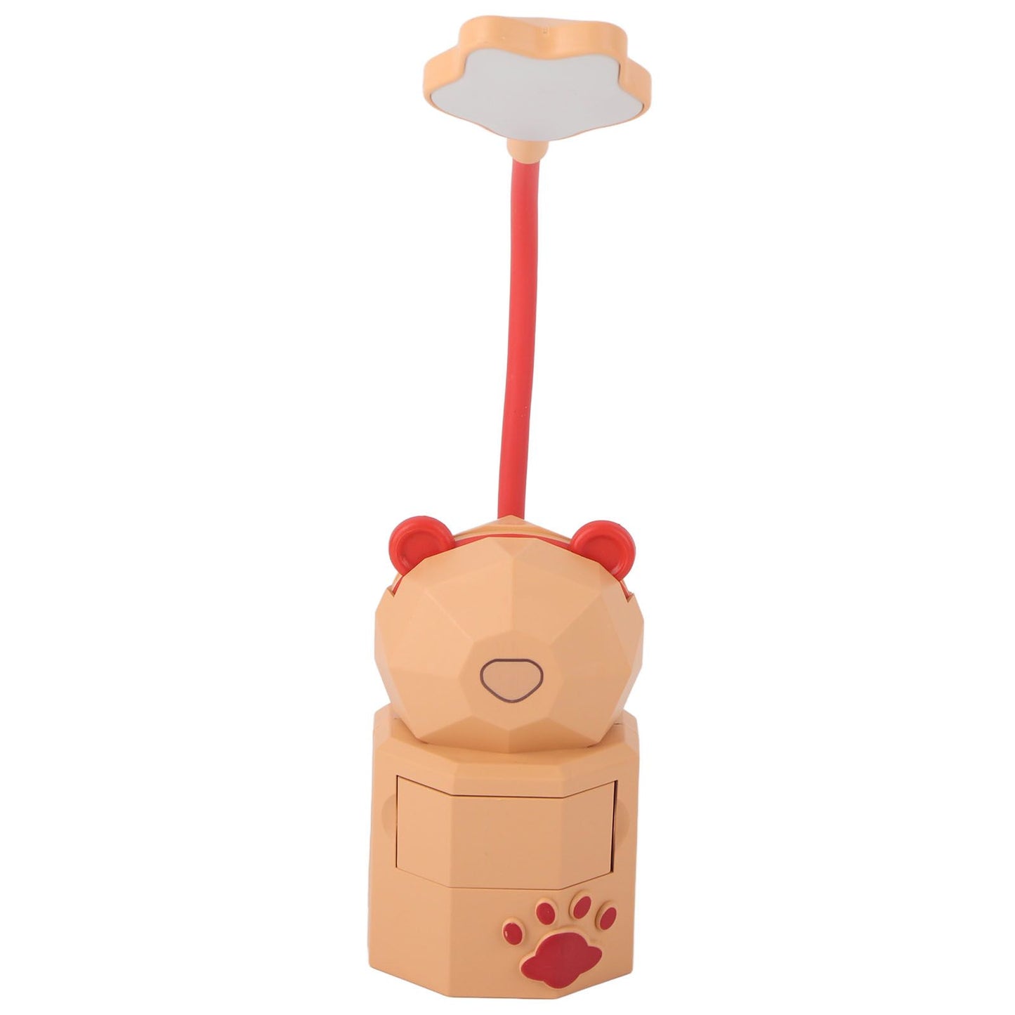 LED Cartoon Desk Lamp Eye Protection Reading Night Light USB Charging Table Lamp for Bedroom DormitoryYellow V1294-YM0523-3119220007011