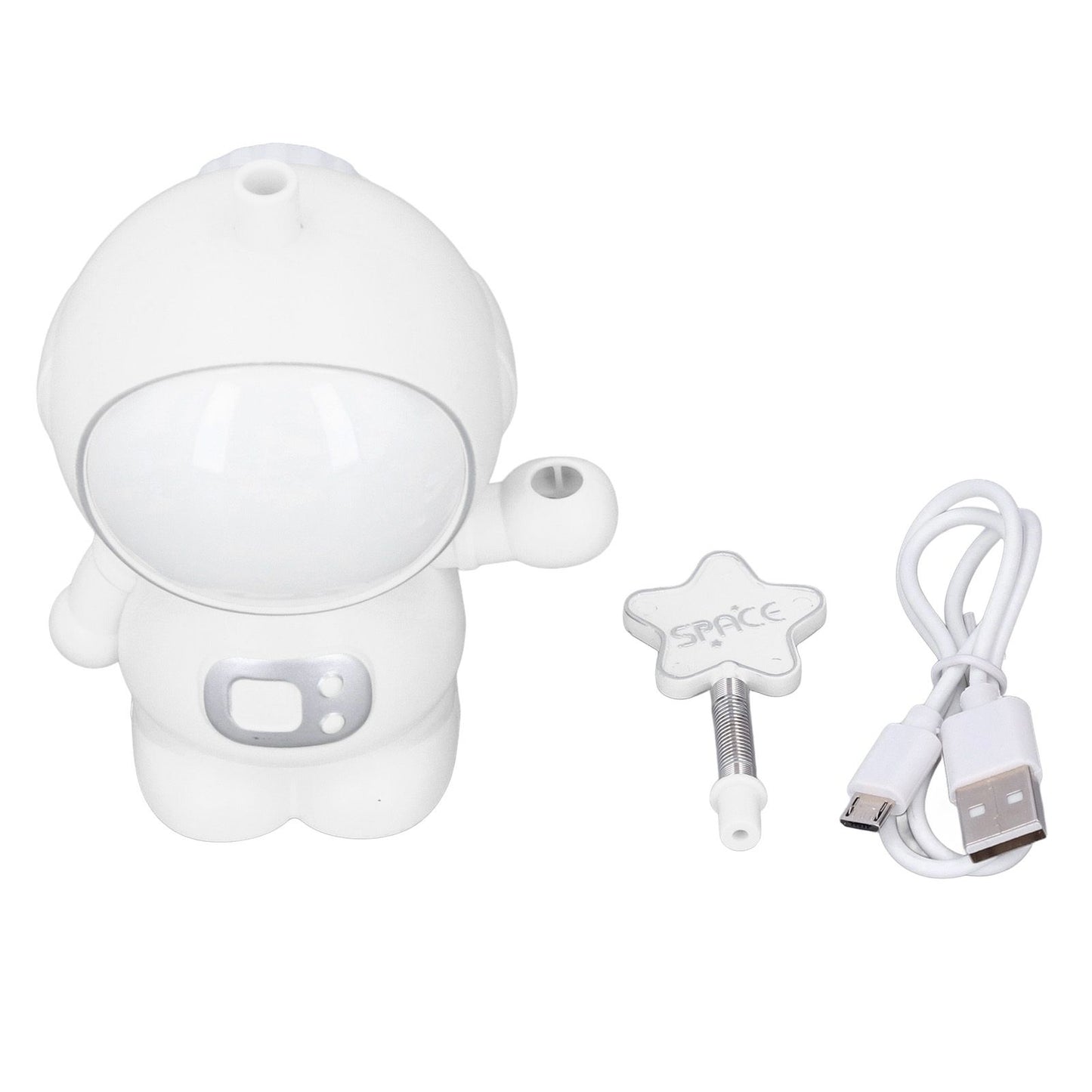 LED Desk Lamp 2 Lighting Modes Eye Protection USB Charging Astronaut Night Light with Pencil Sharpener for V1294-YM0523-3119220007411