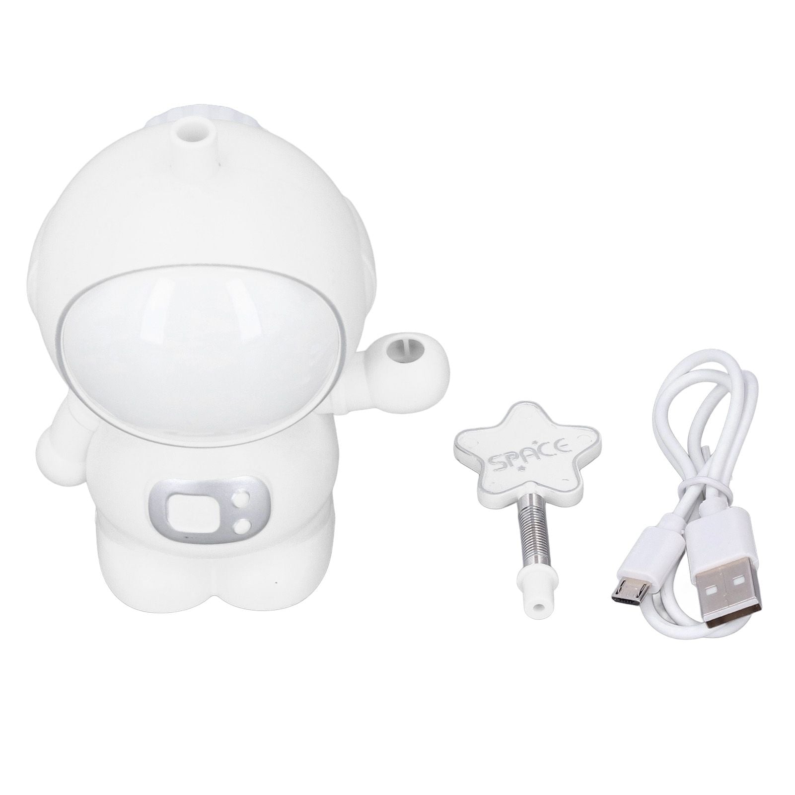 LED Desk Lamp 2 Lighting Modes Eye Protection USB Charging Astronaut Night Light with Pencil Sharpener for V1294-YM0523-3119220007411