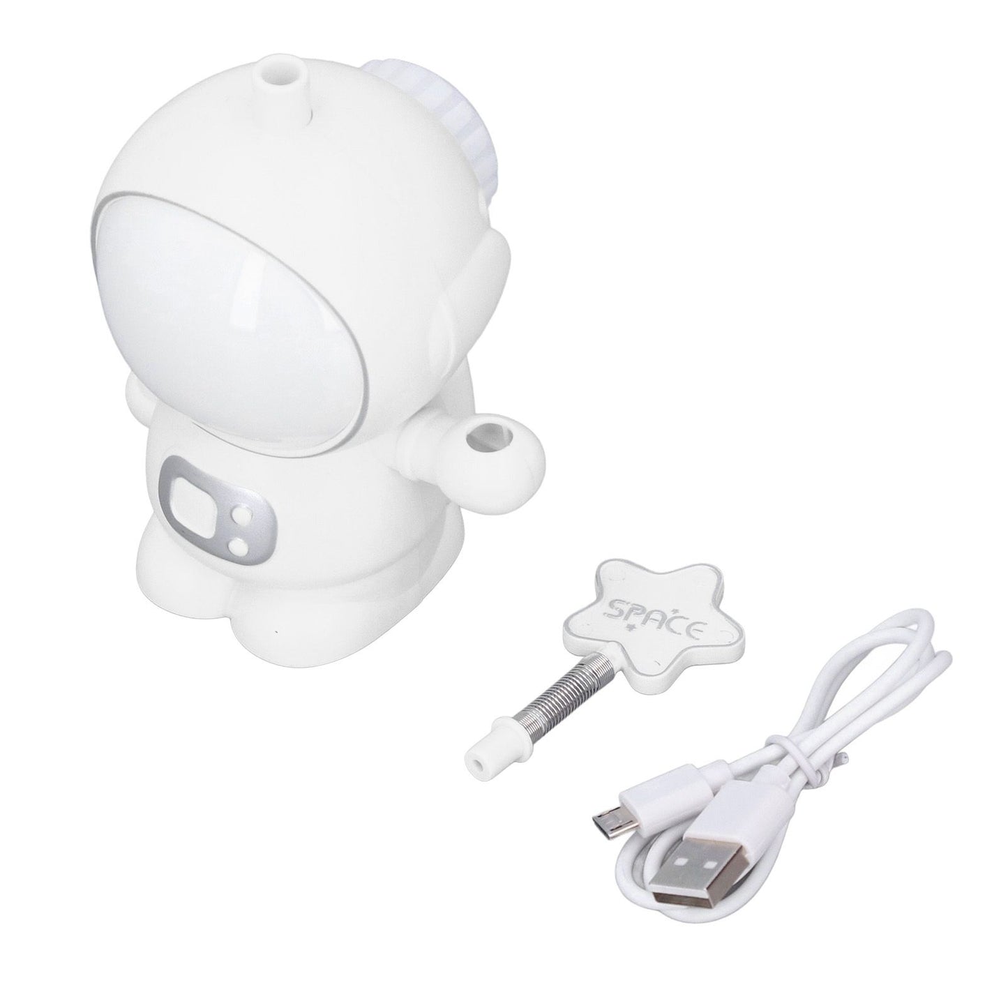 LED Desk Lamp 2 Lighting Modes Eye Protection USB Charging Astronaut Night Light with Pencil Sharpener for V1294-YM0523-3119220007411