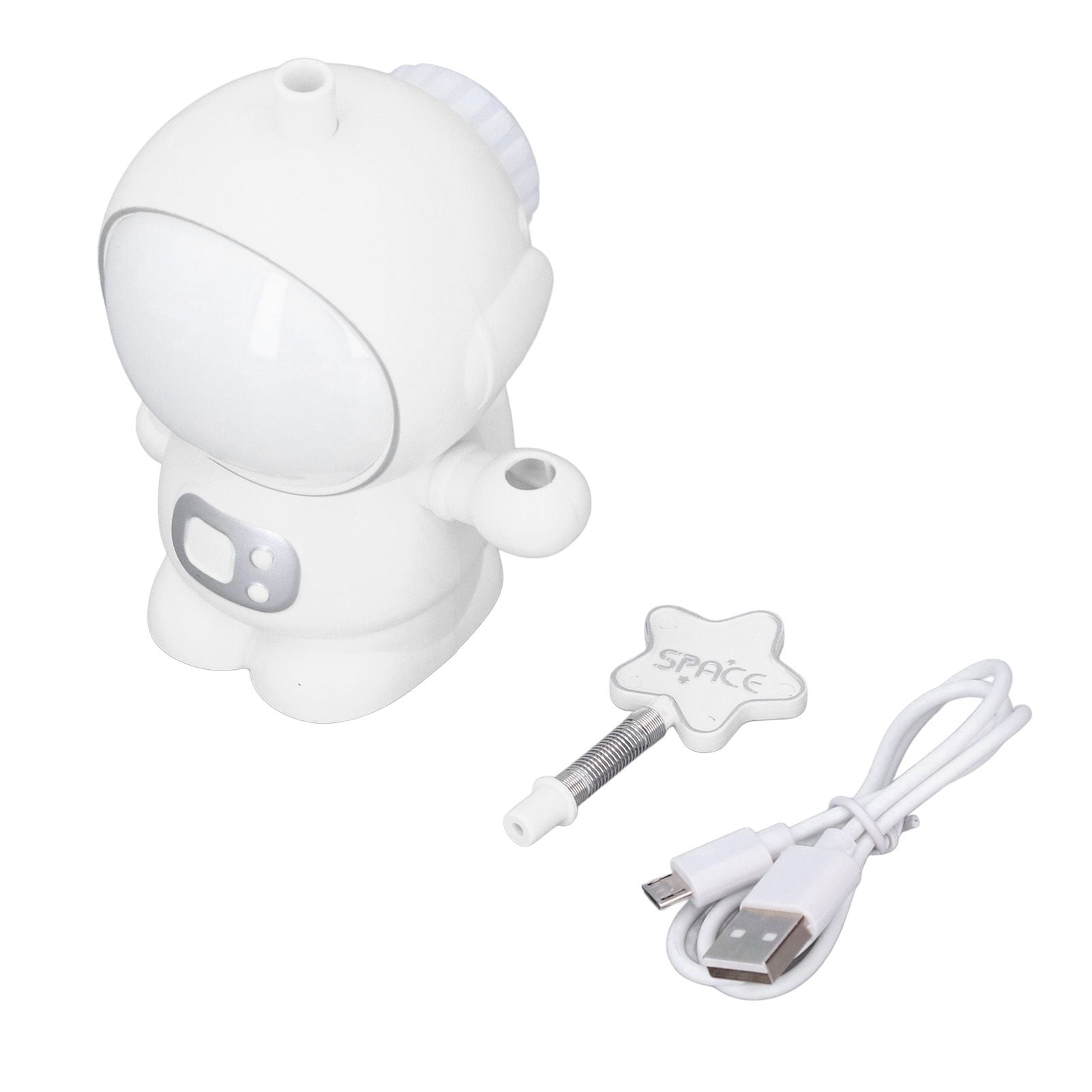 LED Desk Lamp 2 Lighting Modes Eye Protection USB Charging Astronaut Night Light with Pencil Sharpener for V1294-YM0523-3119220007411