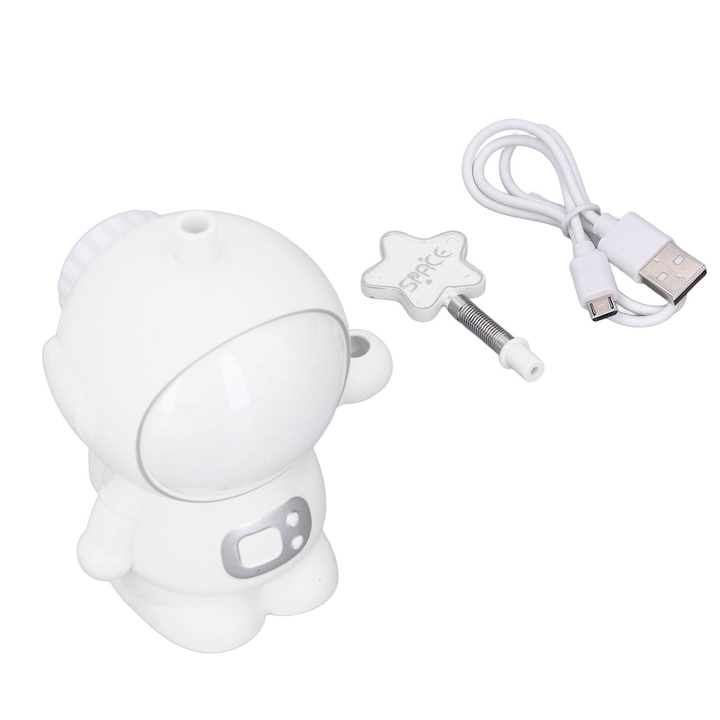 LED Desk Lamp 2 Lighting Modes Eye Protection USB Charging Astronaut Night Light with Pencil Sharpener for V1294-YM0523-3119220007411