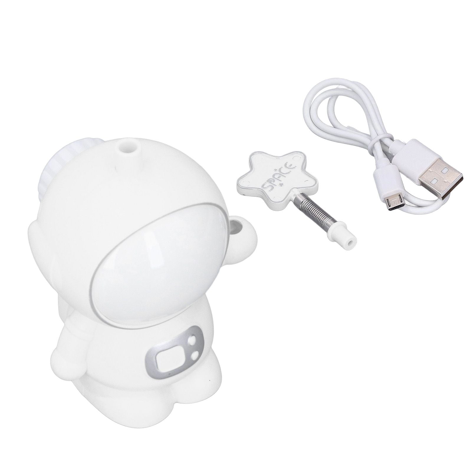 LED Desk Lamp 2 Lighting Modes Eye Protection USB Charging Astronaut Night Light with Pencil Sharpener for V1294-YM0523-3119220007411