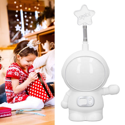 LED Desk Lamp 2 Lighting Modes Eye Protection USB Charging Astronaut Night Light with Pencil Sharpener for V1294-YM0523-3119220007411