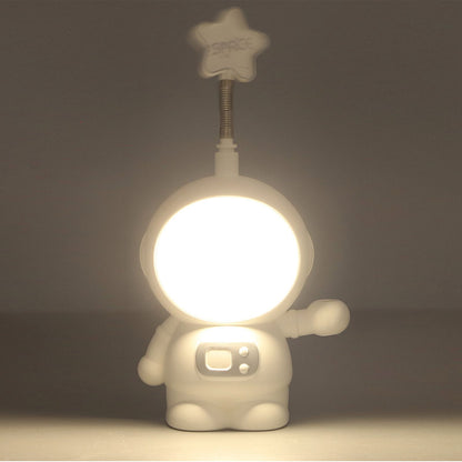 LED Desk Lamp 2 Lighting Modes Eye Protection USB Charging Astronaut Night Light with Pencil Sharpener for V1294-YM0523-3119220007411