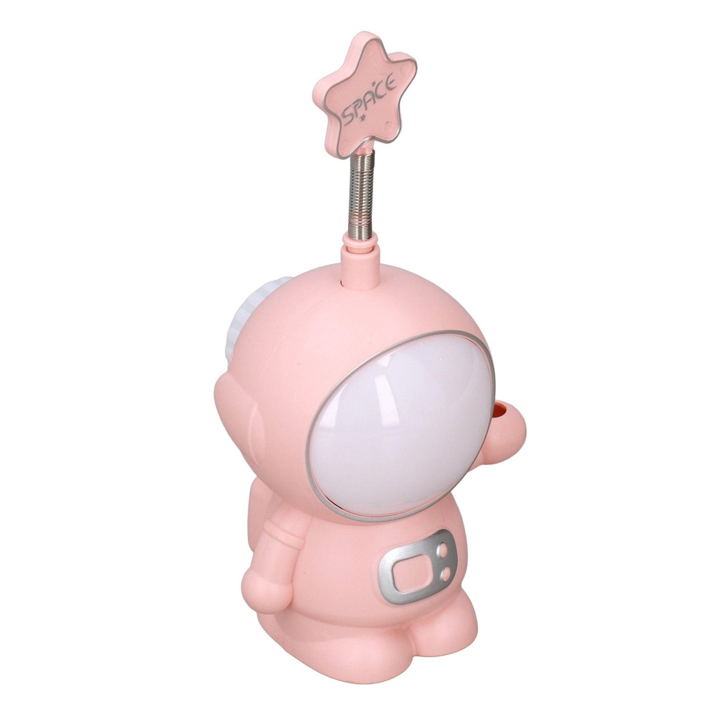 LED Desk Lamp 2 Lighting Modes Eye Protection USB Charging Astronaut Night Light with Pencil Sharpener for V1294-YM0523-3119220007412