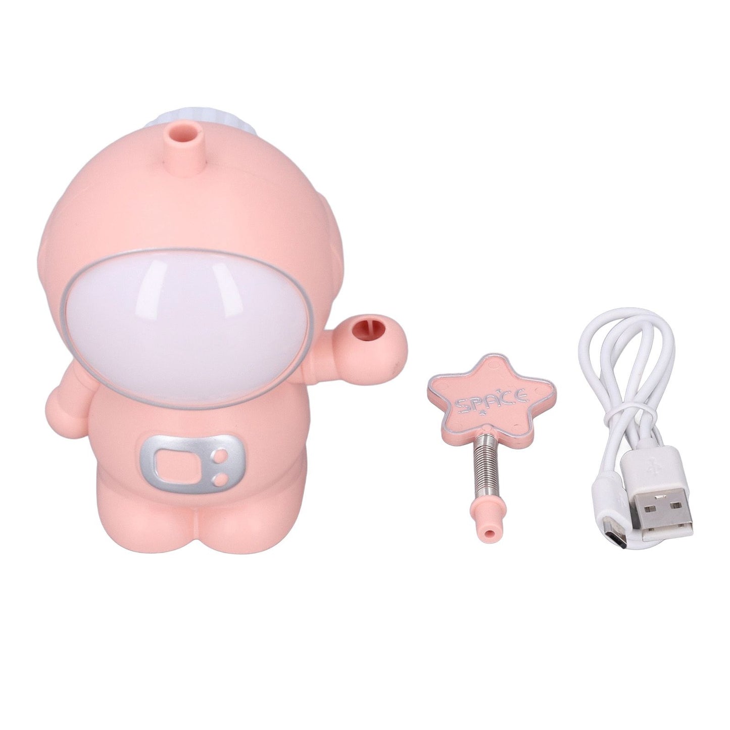 LED Desk Lamp 2 Lighting Modes Eye Protection USB Charging Astronaut Night Light with Pencil Sharpener for V1294-YM0523-3119220007412