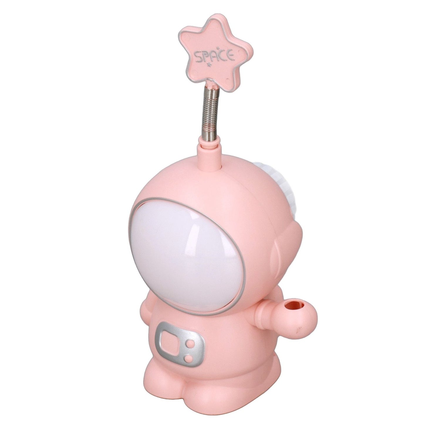 LED Desk Lamp 2 Lighting Modes Eye Protection USB Charging Astronaut Night Light with Pencil Sharpener for V1294-YM0523-3119220007412