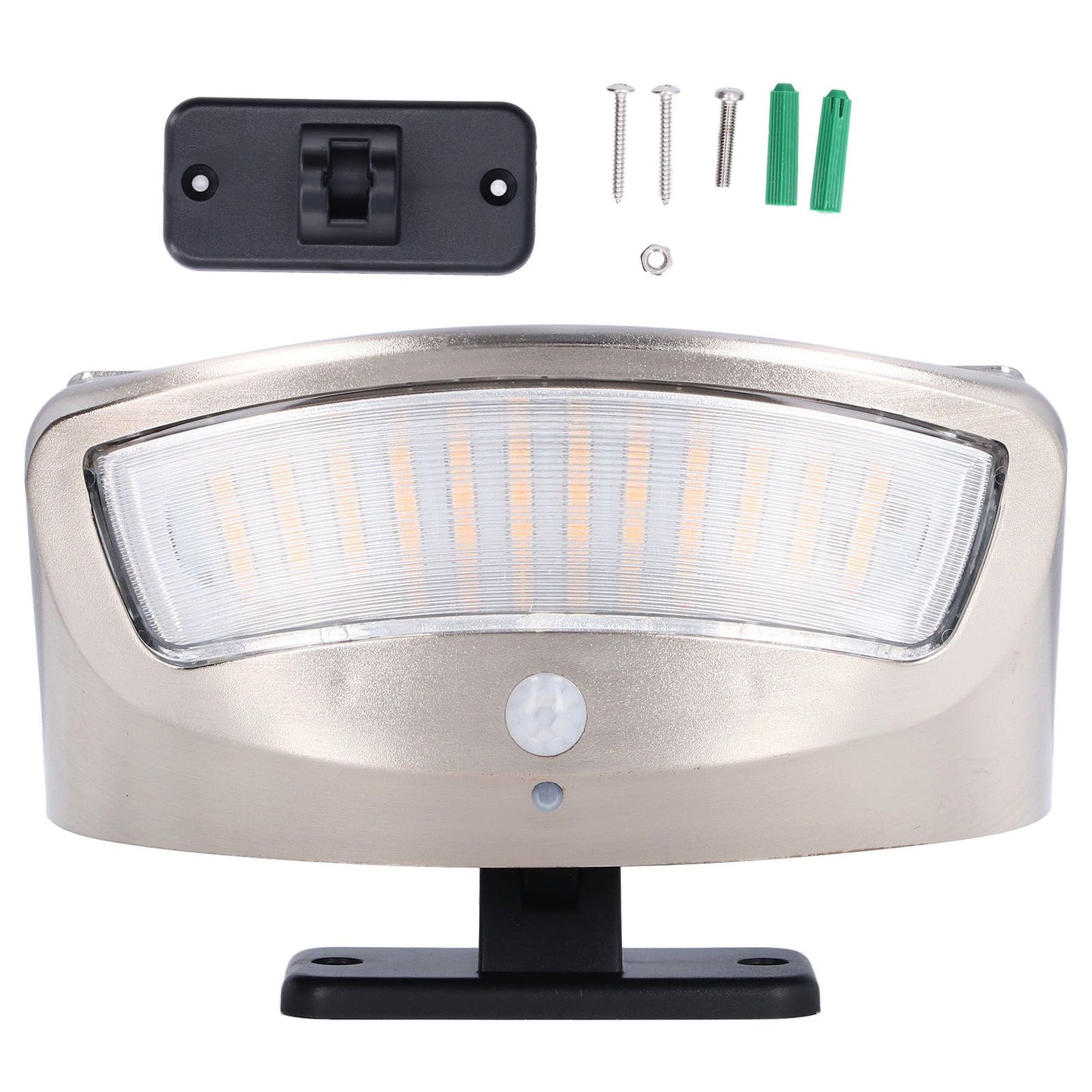 Solar Wall Lamp Super Bright 4 Modes Motion Sensing 600LM LED Solar Light for Outdoor Courtyard V1294-YM0523-3119220009311