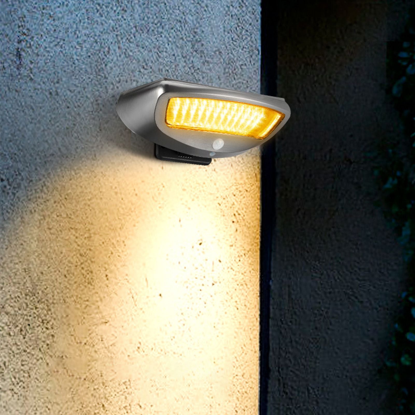 Solar Wall Lamp Super Bright 4 Modes Motion Sensing 600LM LED Solar Light for Outdoor Courtyard V1294-YM0523-3119220009311