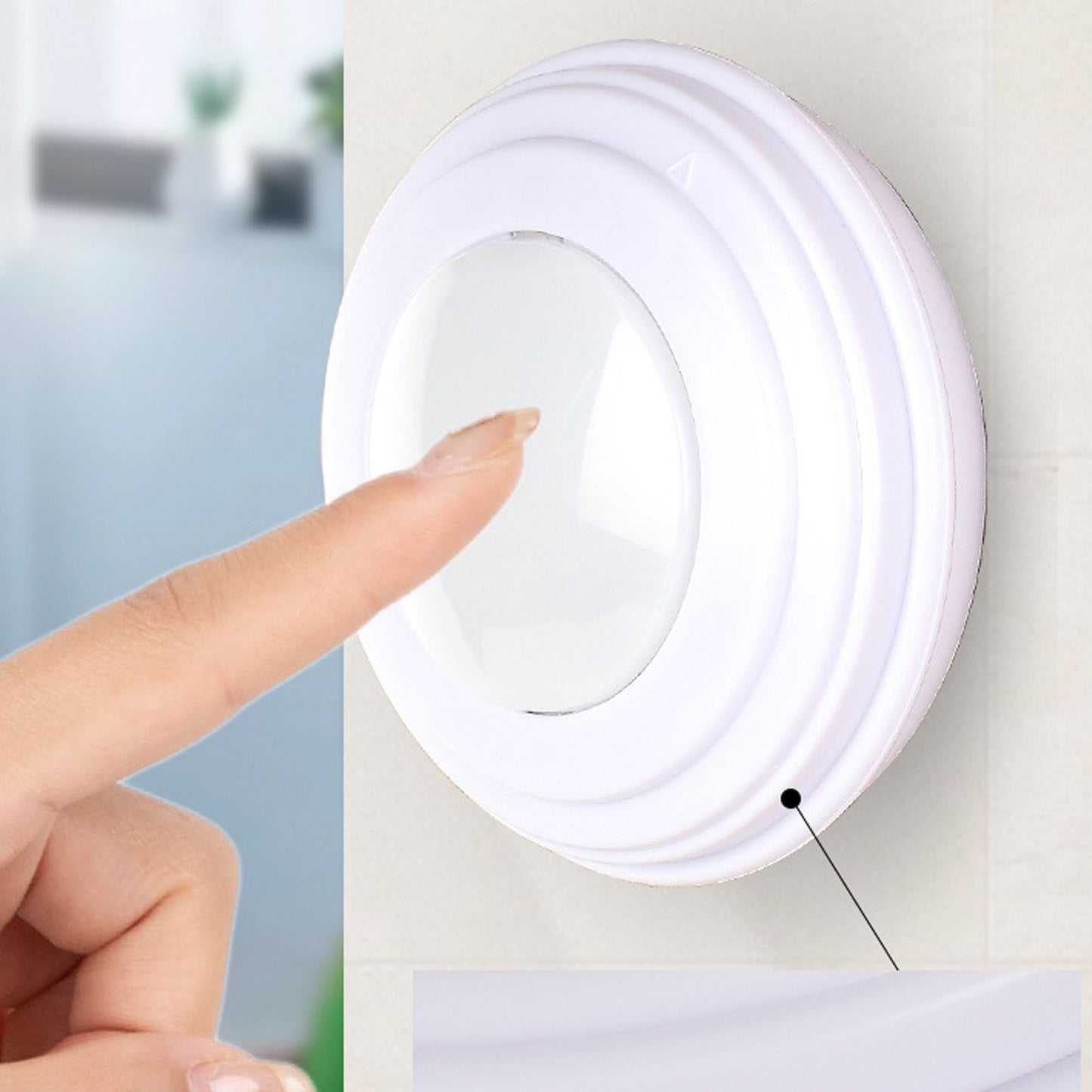 4Pcs LED Puck Light RGBW 13 Colors Modes Remote Control Punch Free Installation Energy Saving Wireless Led V1294-YM0523-3119220010011