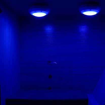 4Pcs LED Puck Light RGBW 13 Colors Modes Remote Control Punch Free Installation Energy Saving Wireless Led V1294-YM0523-3119220010011