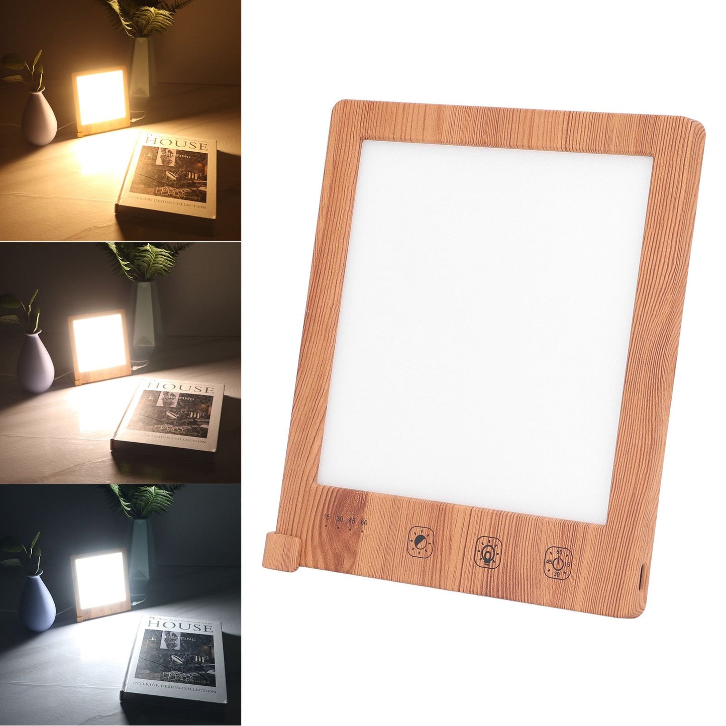 Light Therapy Lamp Full Spectrum 10000LX LED Phototherapy Light Dimmable Timing Touch Control Sunlight Lamp V1294-YM0523-3119220010311