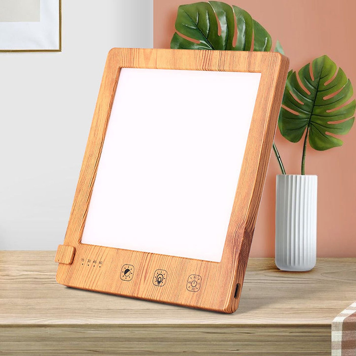 Light Therapy Lamp Full Spectrum 10000LX LED Phototherapy Light Dimmable Timing Touch Control Sunlight Lamp V1294-YM0523-3119220010311