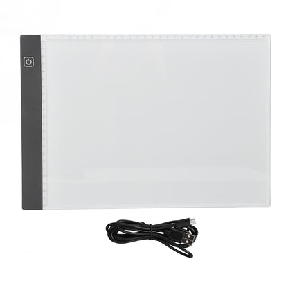 5V USB A4 Copy Board 3 Levels Dimming Touch Control LED Drawing Pad with Scale 300-350LM V1294-YM0523-3119220010511