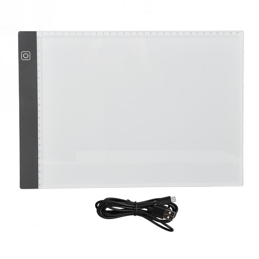 5V USB A4 Copy Board 3 Levels Dimming Touch Control LED Drawing Pad with Scale 300-350LM V1294-YM0523-3119220010511