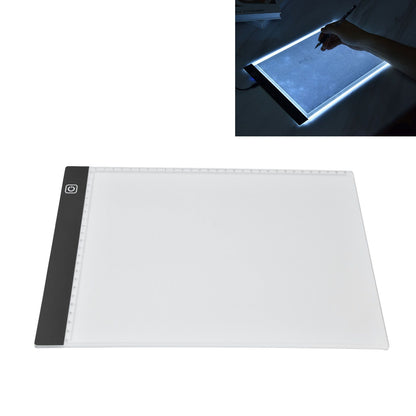 5V USB A4 Copy Board 3 Levels Dimming Touch Control LED Drawing Pad with Scale 300-350LM V1294-YM0523-3119220010511