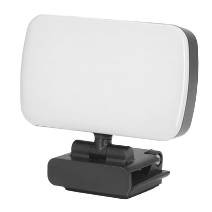 LED Fill Lights Clip On Type 360 degrees Rotatable 10 Levels Adjustable Lamp for Video Conference V1294-YM0523-3119220010611