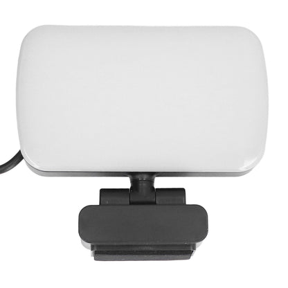 LED Fill Lights Clip On Type 360 degrees Rotatable 10 Levels Adjustable Lamp for Video Conference V1294-YM0523-3119220010611